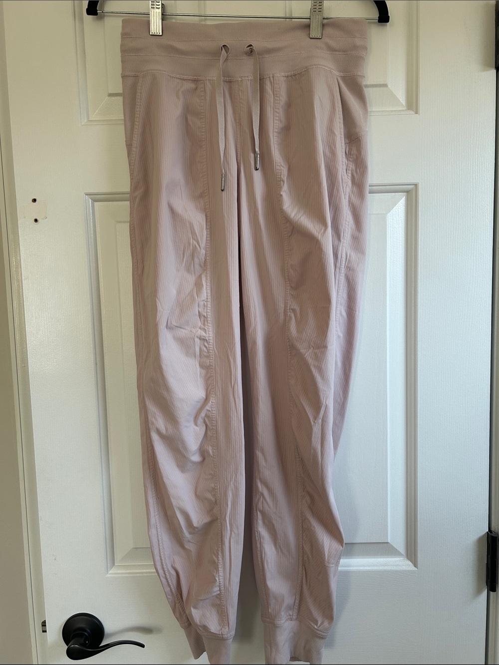 Women’s Light Pink Drawstring Jogger Pants